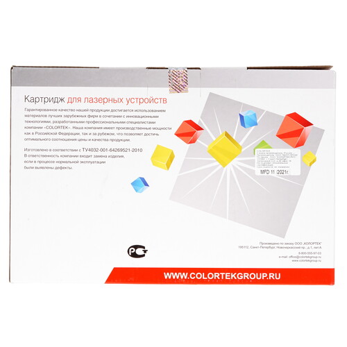 Купить Картридж лазерный Colortek CT-TN3480 черный  4892741. Характеристики, отзывы и цены в Донецке