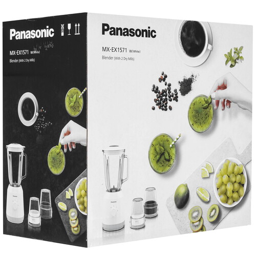 Купить Блендер стационарный Panasonic MX-EX1571 белый  9136569. Характеристики, отзывы и цены в Донецке