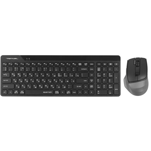 Купить Клавиатура+мышь беспроводная   A4Tech Fstyler FG2400 Air 2 черный  5495128. Характеристики, отзывы и цены в Донецке