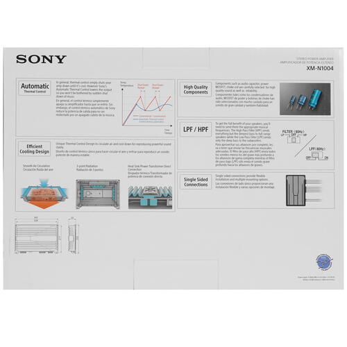 Купить Усилитель Sony XM-N1004  5094392. Характеристики, отзывы и цены в Донецке