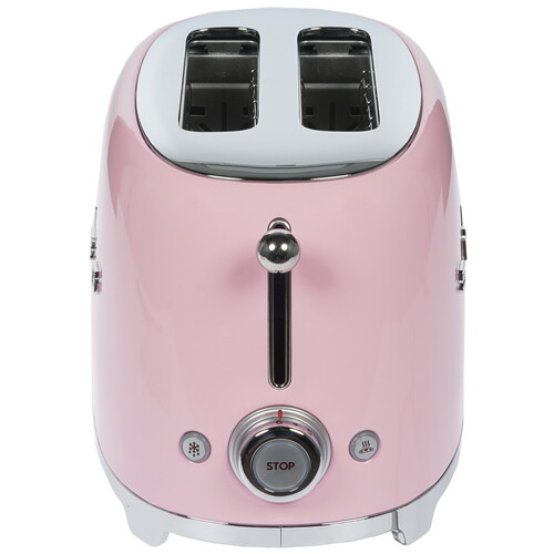 Купить Тостер Smeg TSF01PKEU розовый  1152601. Характеристики, отзывы и цены в Донецке