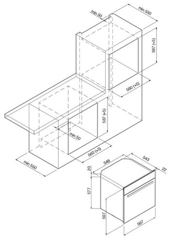 Купить Электрический духовой шкаф Graude BE 60.0 E серебристый  8156214. Характеристики, отзывы и цены в Донецке
