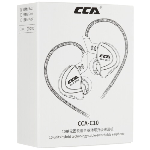 Купить Проводные наушники CCA C10 черный 2019  5604996. Характеристики, отзывы и цены в Донецке