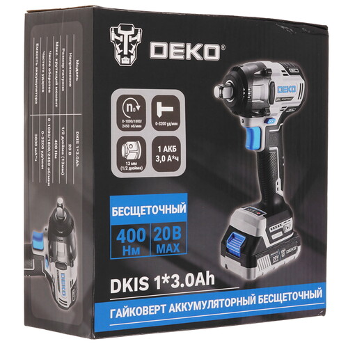 Купить Гайковерт DEKO DKIS UNV 20V  5608070. Характеристики, отзывы и цены в Донецке