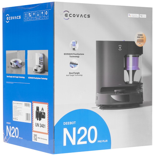Купить Робот-пылесос Ecovacs N20 Pro+ черный  5611203. Характеристики, отзывы и цены в Донецке