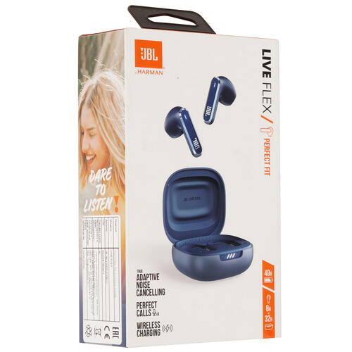 Купить Наушники TWS JBL Live Flex синий  5442774. Характеристики, отзывы и цены в Донецке