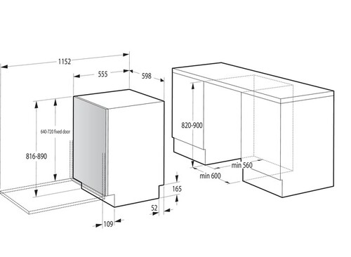 Купить Встраиваемая посудомоечная машина Gorenje GV16D5  9228850. Характеристики, отзывы и цены в Донецке