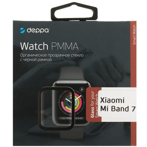 Купить Защитное гибридное стекло DEPPA для Xiaomi Mi Smart Band 7  5062198. Характеристики, отзывы и цены в Донецке