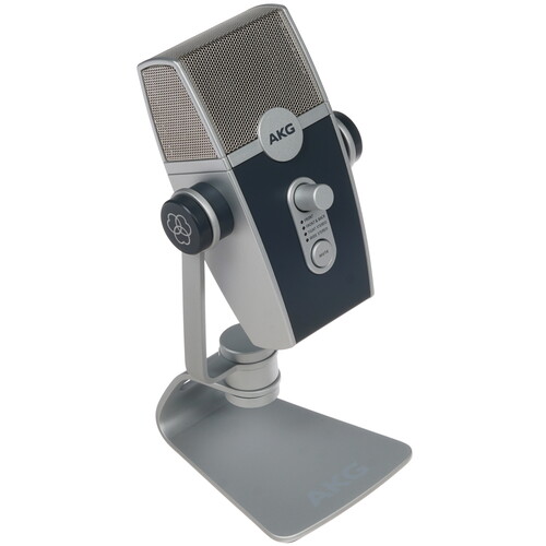 Купить Микрофон AKG C-44-USB Lyra серый  1640589. Характеристики, отзывы и цены в Донецке