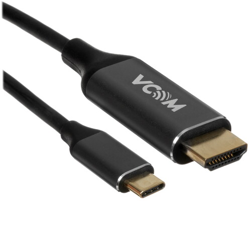 Купить Кабель однонаправленный VCOM USB Type-C - HDMI, 1.8 м  9167396. Характеристики, отзывы и цены в Донецке