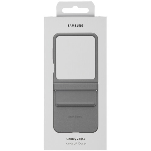 Купить Накладка  Samsung Kindsuit Case для Samsung Galaxy Z Flip6 серый  5472515. Характеристики, отзывы и цены в Донецке