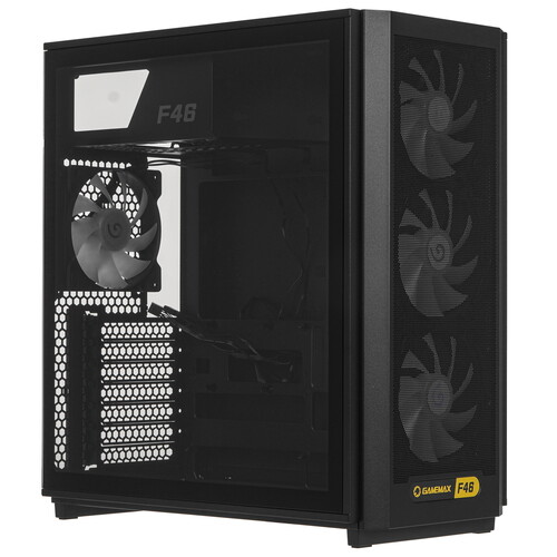 Купить Корпус GameMax F46 BK  черный  9220673. Характеристики, отзывы и цены в Донецке