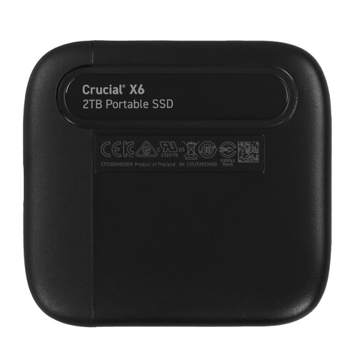 Купить 2048 ГБ Внешний SSD Crucial X6 [CT2000X6SSD9]  5487556. Характеристики, отзывы и цены в Донецке