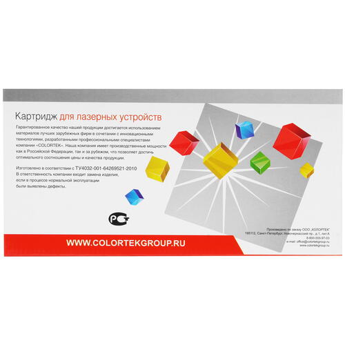 Купить Картридж лазерный Colortek Q5949A/Q7553A черный  5367137. Характеристики, отзывы и цены в Донецке