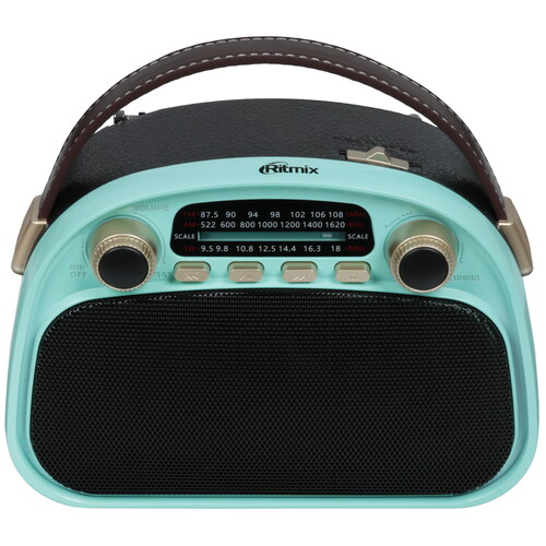 Купить Радиоприемник Ritmix RPR-040 бирюзовый  9201110. Характеристики, отзывы и цены в Донецке