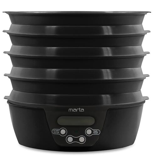 Купить Сушилка для овощей и фруктов MARTA MT-FD1888C черный  9934671. Характеристики, отзывы и цены в Донецке