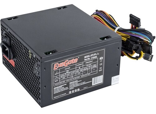 Купить Блок питания ExeGate XP650 [EX259603RUS-PC] черный  8188006. Характеристики, отзывы и цены в Донецке