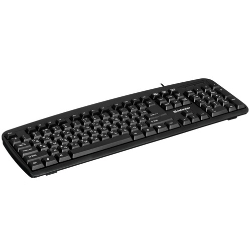 Купить Клавиатура проводная Defender Office HB-910 [45910]  9908230. Характеристики, отзывы и цены в Донецке