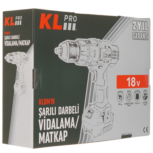 Купить Дрель-шуруповерт KLPRO KLDM18-20  9153996. Характеристики, отзывы и цены в Донецке
