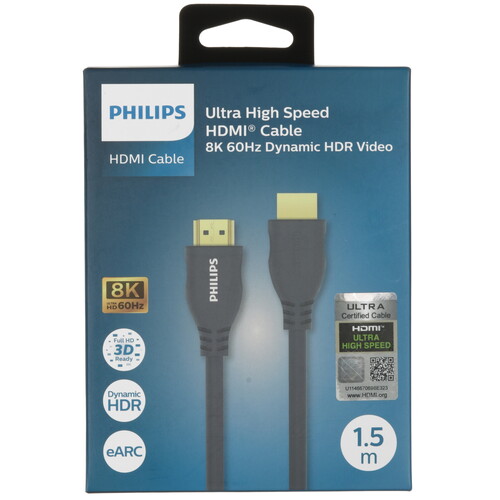 Купить Кабель  Philips HDMI - HDMI, 1.5 м  5492610. Характеристики, отзывы и цены в Донецке