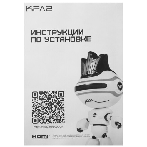 Купить Видеокарта KFA2 GeForce RTX 5060 CORE OC 2FAN LED Black  5629291. Характеристики, отзывы и цены в Донецке