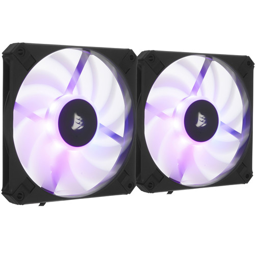 Купить Вентилятор Corsair iCUE AF120 RGB SLIM Double Pack [CO-9050163-WW] черный  5610031. Характеристики, отзывы и цены в Донецке