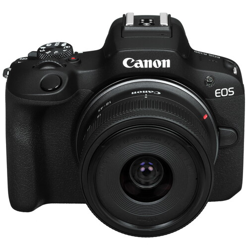 Купить Беззеркальный фотоаппарат Canon EOS R100 Kit 18-45mm F4.5-6.3 IS STM черный  5446380. Характеристики, отзывы и цены в Донецке