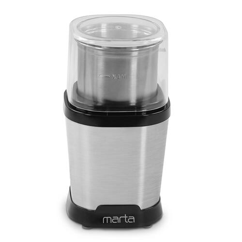 Купить Кофемолка электрическая MARTA MT-CG2182A черный  9928347. Характеристики, отзывы и цены в Донецке
