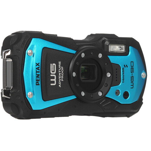 Купить Компактный фотоаппарат PENTAX WG-90 синий  9157356. Характеристики, отзывы и цены в Донецке
