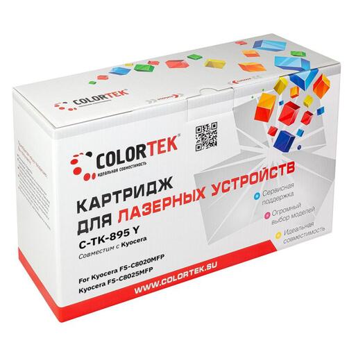 Купить Картридж лазерный Colortek TK-895 Y желтый  5367024. Характеристики, отзывы и цены в Донецке