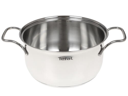 Купить Кастрюля Tefal Intuition G6 B8644474 2.9 л 20 см серебристый  1257351. Характеристики, отзывы и цены в Донецке