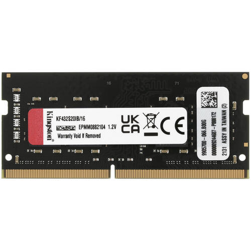 Купить Оперативная память SODIMM Kingston FURY Impact [KF432S20IB/16] 16 ГБ  5053733. Характеристики, отзывы и цены в Донецке