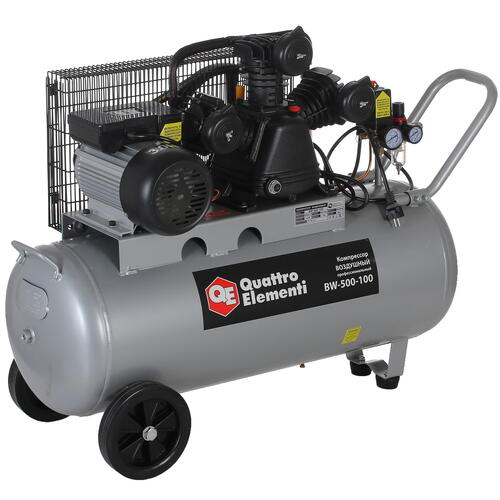 Купить Компрессор поршневой масляный Quattro Elementi BW-500-100 771-725  1243197. Характеристики, отзывы и цены в Донецке
