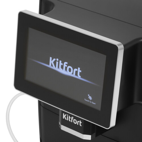Купить Кофемашина автоматическая Kitfort КТ-7374 черный  9060036. Характеристики, отзывы и цены в Донецке