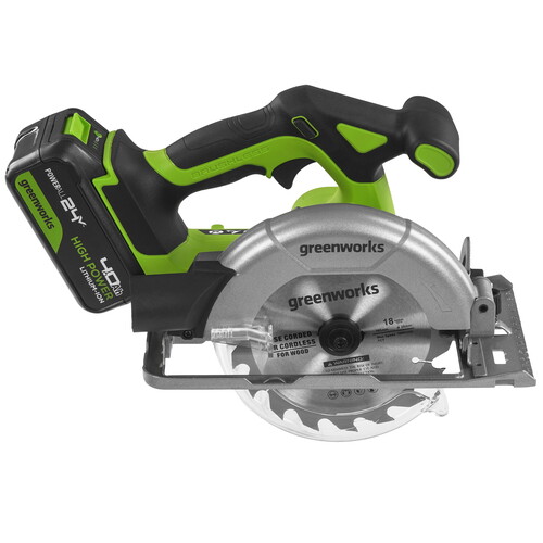 Купить Пила дисковая GreenWorks GD24CS165  9305486. Характеристики, отзывы и цены в Донецке