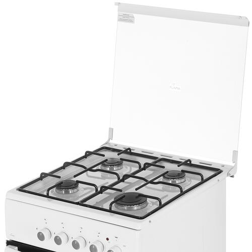 Купить Комбинированная плита Flama L FK 1412 белый  5305303. Характеристики, отзывы и цены в Донецке
