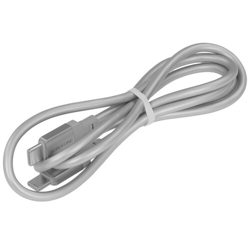 Купить Кабель круглый Borofone USB Type-C - USB Type-C белый 1 м  9244413. Характеристики, отзывы и цены в Донецке