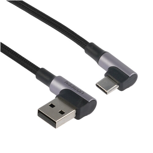 Купить Кабель круглый Ugreen USB Type-C - USB 2.0 Type-A черный 0.5 м  9155058. Характеристики, отзывы и цены в Донецке