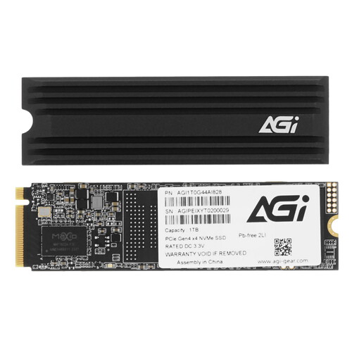 Купить 1000 ГБ M.2 NVMe накопитель AGI AI828 [AGI1T0G44AI828]  5470609. Характеристики, отзывы и цены в Донецке