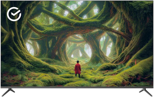 Купить 75" (191 см) Телевизор Sber SDX-75UQ5233 серый  9220170. Характеристики, отзывы и цены в Донецке