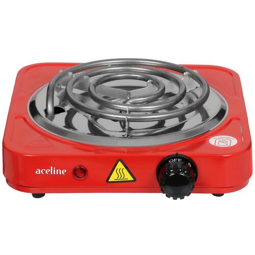 Купить Плита компактная электрическая Aceline CS-010r красный  5414638. Характеристики, отзывы и цены в Донецке