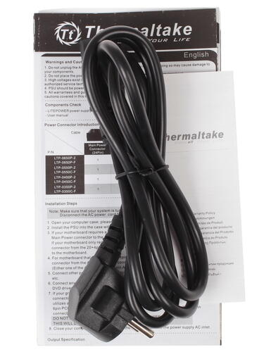 Купить Блок питания Thermaltake Litepower 550W  1065860. Характеристики, отзывы и цены в Донецке