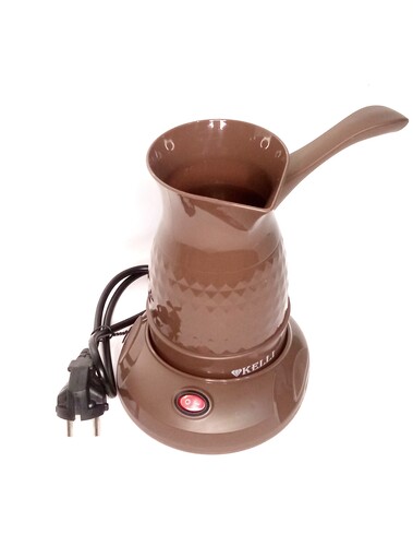 Купить Электрическая турка Kelli KL-1394 коричневый  9901476. Характеристики, отзывы и цены в Донецке