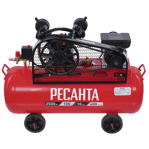 Купить Компрессор поршневой масляный Ресанта КП-100/400Р  9944758. Характеристики, отзывы и цены в Донецке
