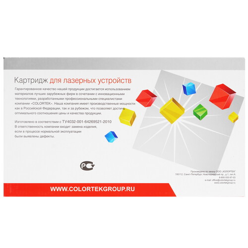 Купить Картридж лазерный Colortek Q5949X/Q7553X черный  5367138. Характеристики, отзывы и цены в Донецке