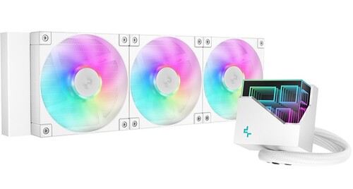 Купить Система охлаждения DEEPCOOL LT360 WH ARGB  белая  5463291. Характеристики, отзывы и цены в Донецке