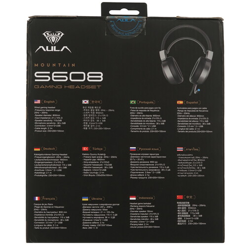 Купить Проводные наушники AULA S608 черный 2024  9096745. Характеристики, отзывы и цены в Донецке