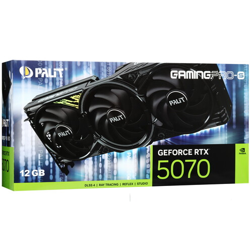 Купить Видеокарта Palit GeForce RTX 5070 GamingPro S  5628034. Характеристики, отзывы и цены в Донецке