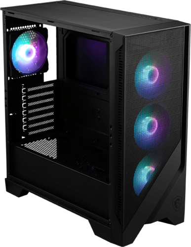Купить Корпус MSI MAG FORGE 320R AIRFLOW [306-7G23R21-809] черный  5450137. Характеристики, отзывы и цены в Донецке