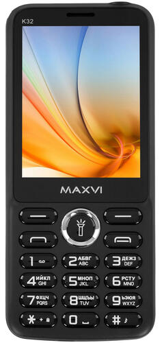 Купить Сотовый телефон Maxvi K32 черный  9927347. Характеристики, отзывы и цены в Донецке
